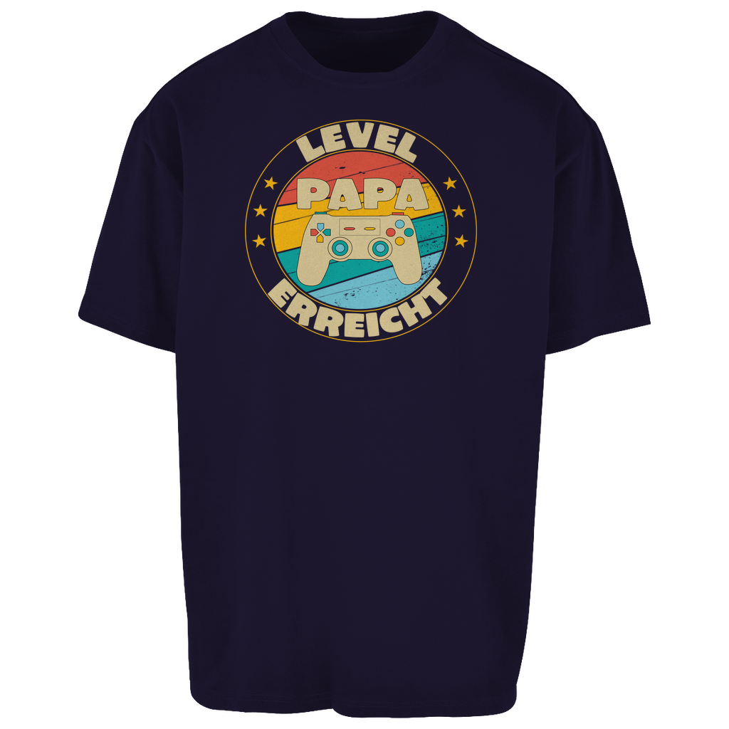 OVERSIZED T-SHIRT - PAPA - LEVEL ERREICHT