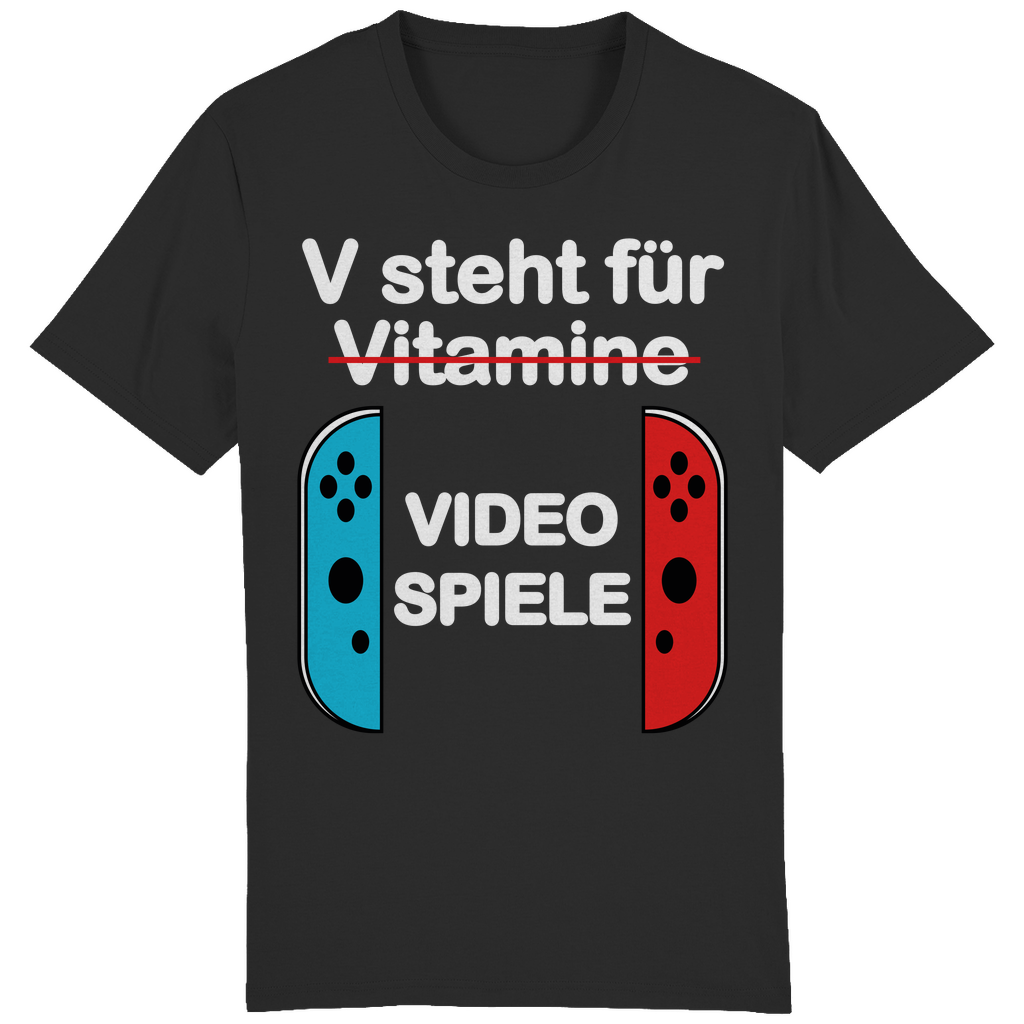 T-SHIRT CLASSIC - V FÜR VIDEO SPIELE