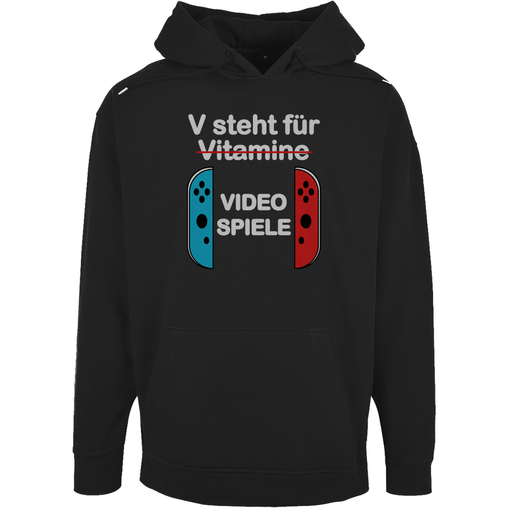 UNISEX OVERSIZED HOODIE - V FÜR VIDEO SPIELE