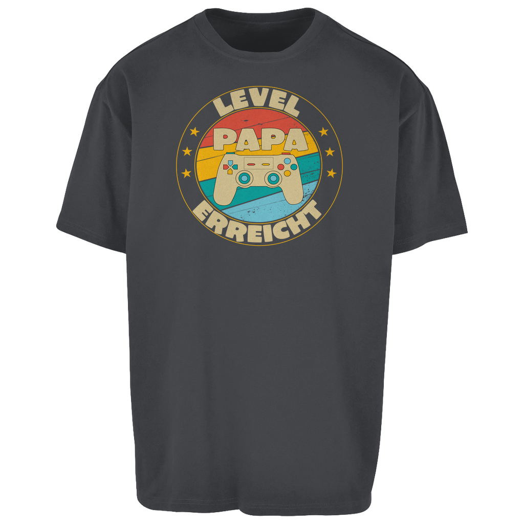 OVERSIZED T-SHIRT - PAPA - LEVEL ERREICHT