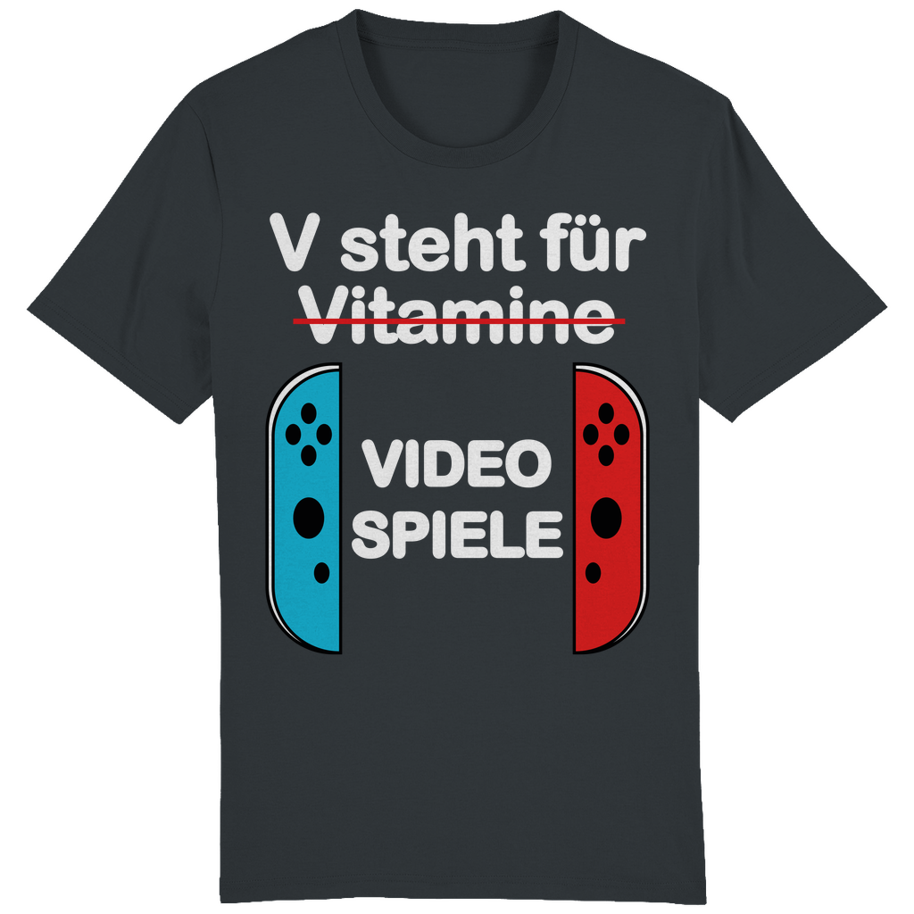 T-SHIRT CLASSIC - V FÜR VIDEO SPIELE