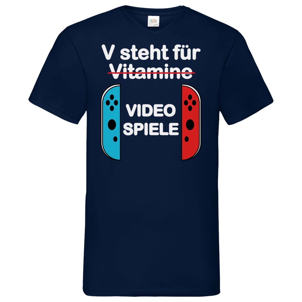 T-SHIRT V - V FÜR VIDEO SPIELE