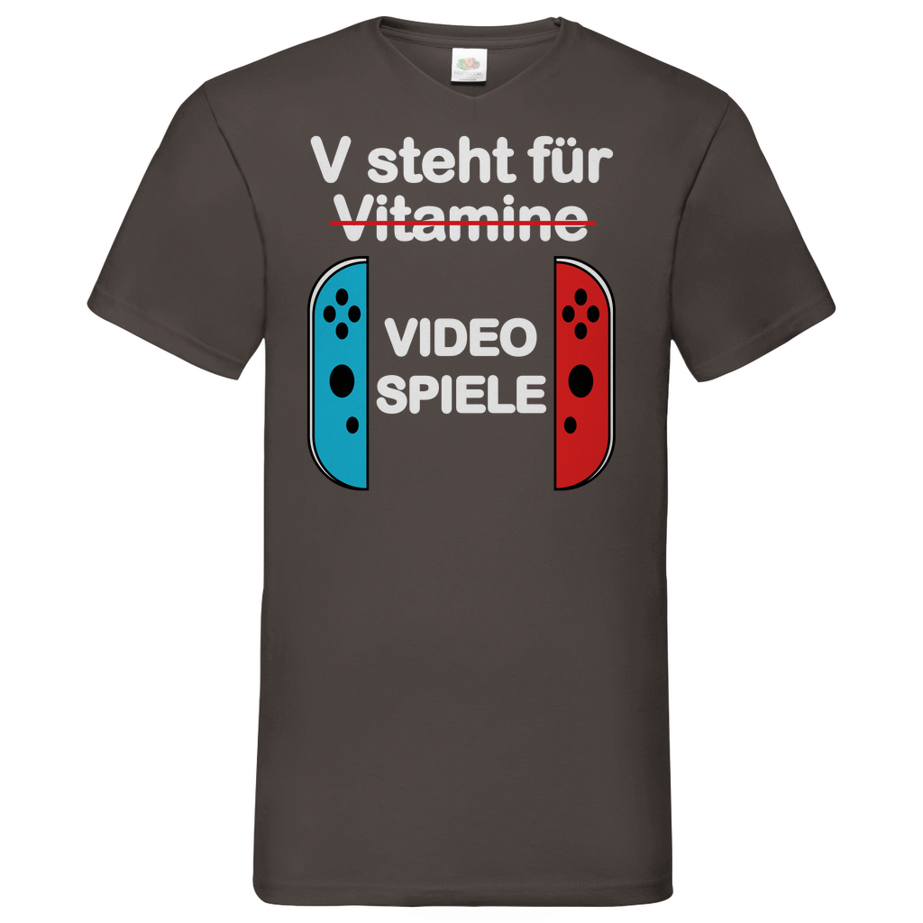 T-SHIRT V - V FÜR VIDEO SPIELE