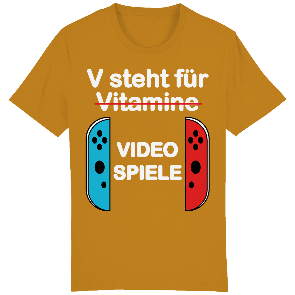 T-SHIRT CLASSIC - V FÜR VIDEO SPIELE