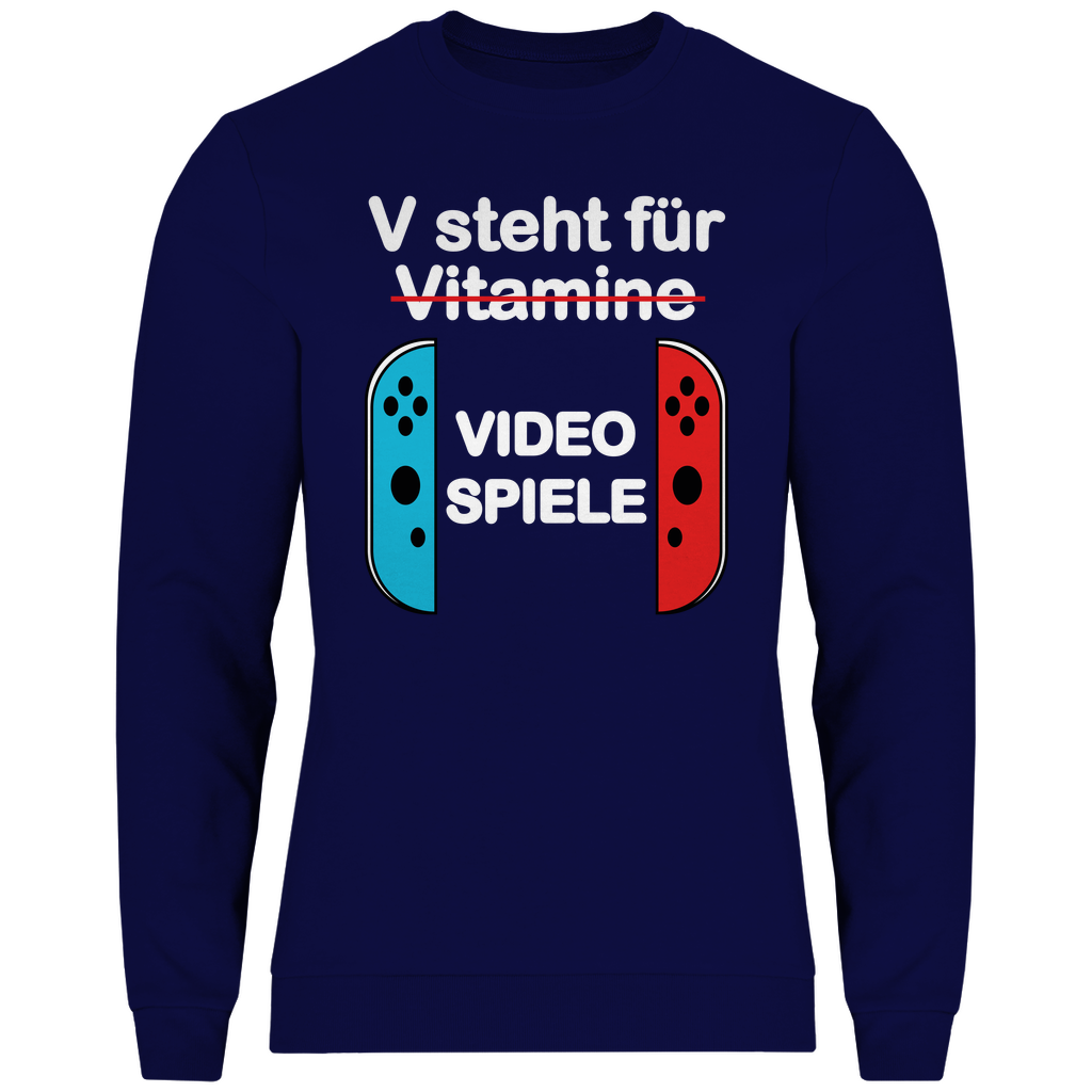 HERREN SWEATSHIRT - V FÜR VIDEO SPIELE