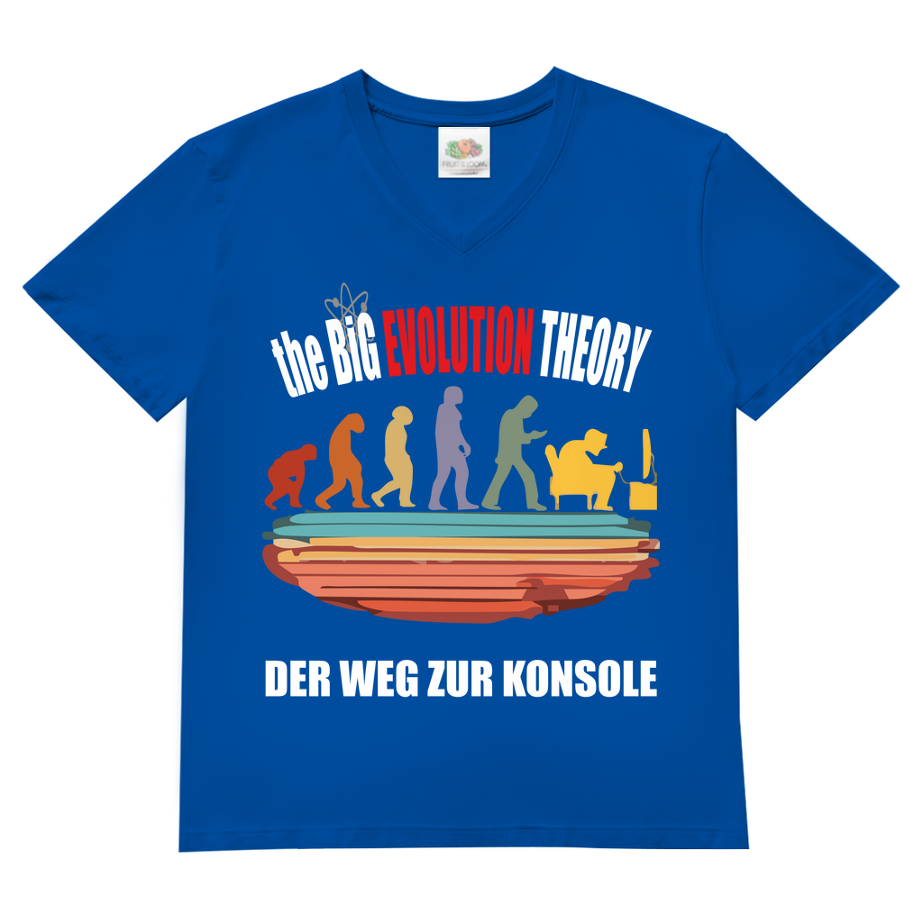 Herren Basic V-Neck T-Shirt evolution