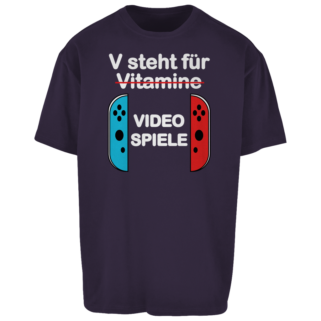 OVERSIZED T-SHIRT - V FÜR VIDEO SPIELE