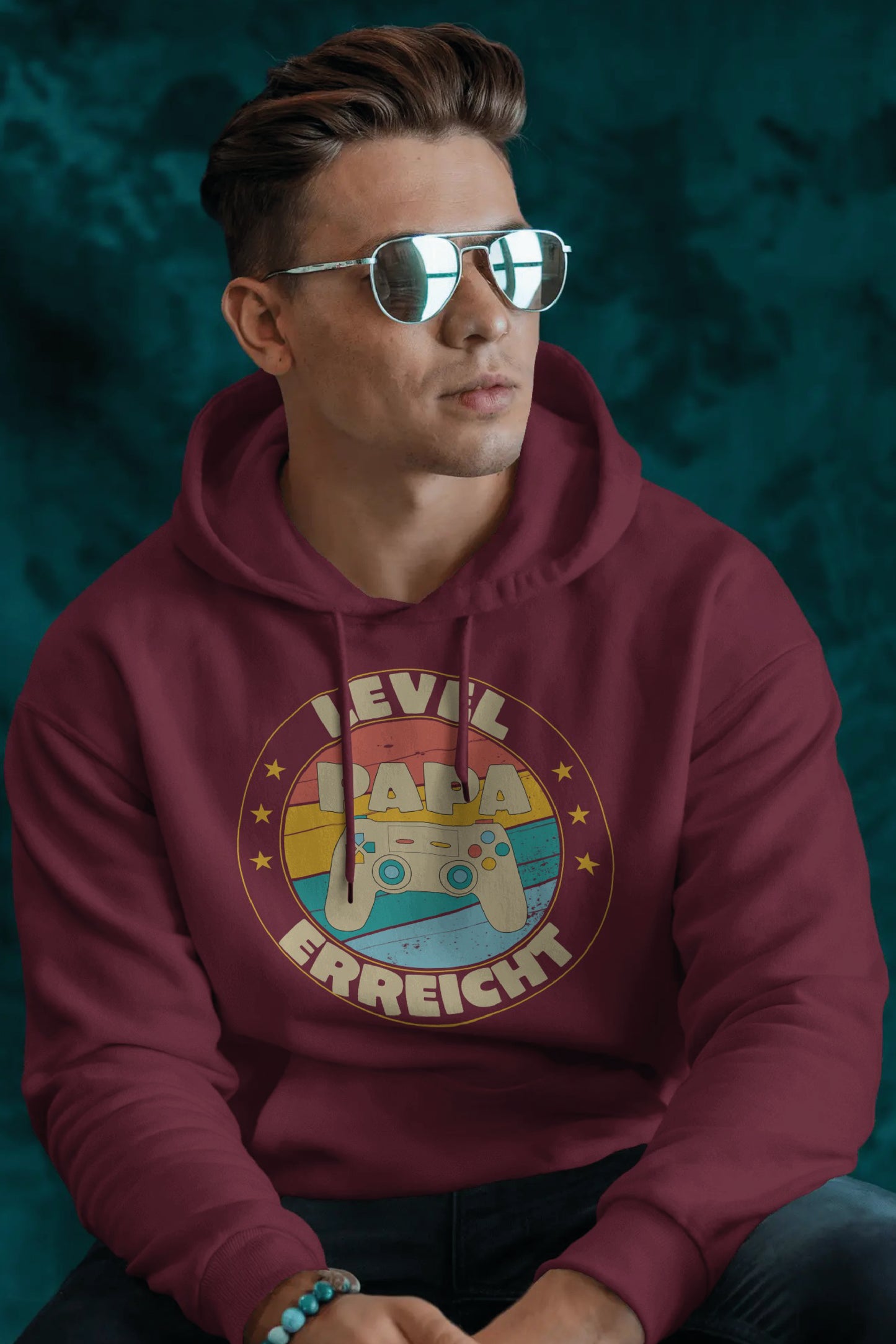HOODIE CLASSIC - PAPA - LEVEL ERREICHT