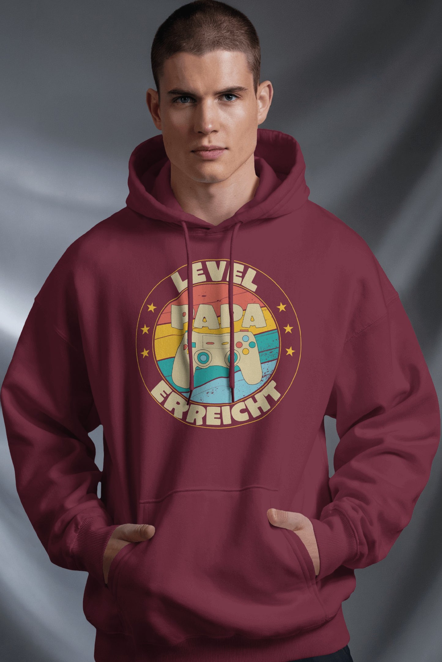 OVERSIZED HOODIE - PAPA - LEVEL ERREICHT