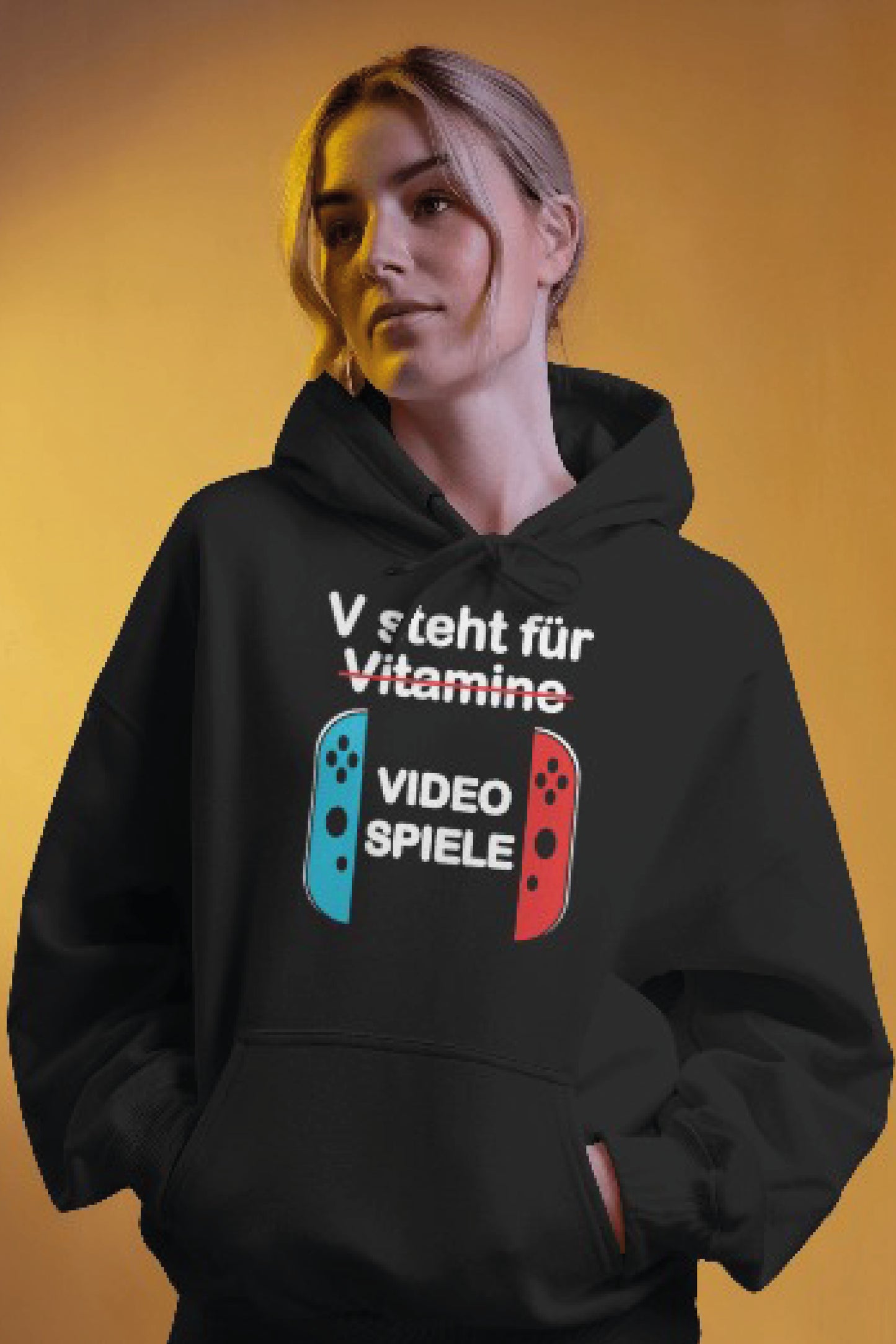 UNISEX OVERSIZED HOODIE - V FÜR VIDEO SPIELE