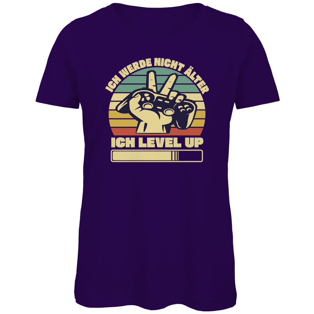 DAMEN T-SHIRT - ICH LEVEL UP