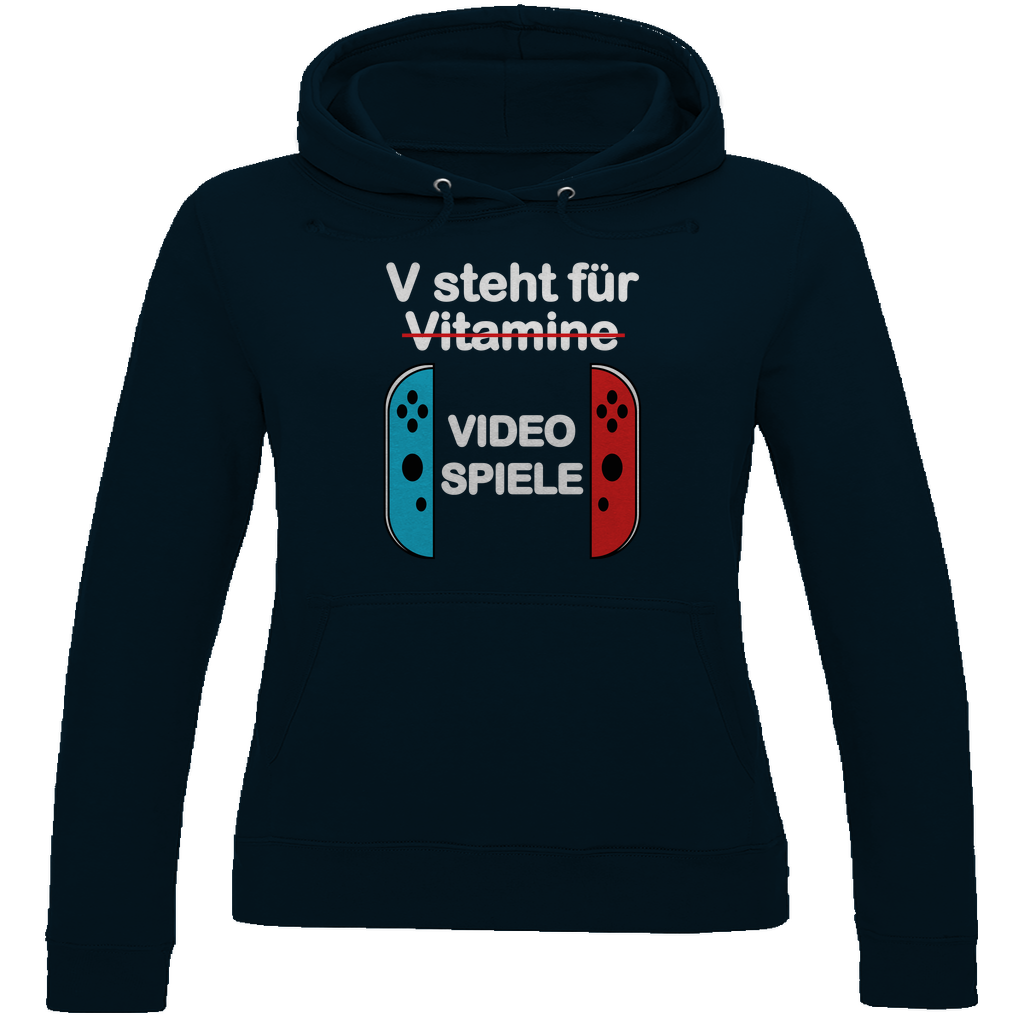 HOODIE CLASSIC DAMEN - V FÜR VIDEO SPIELE