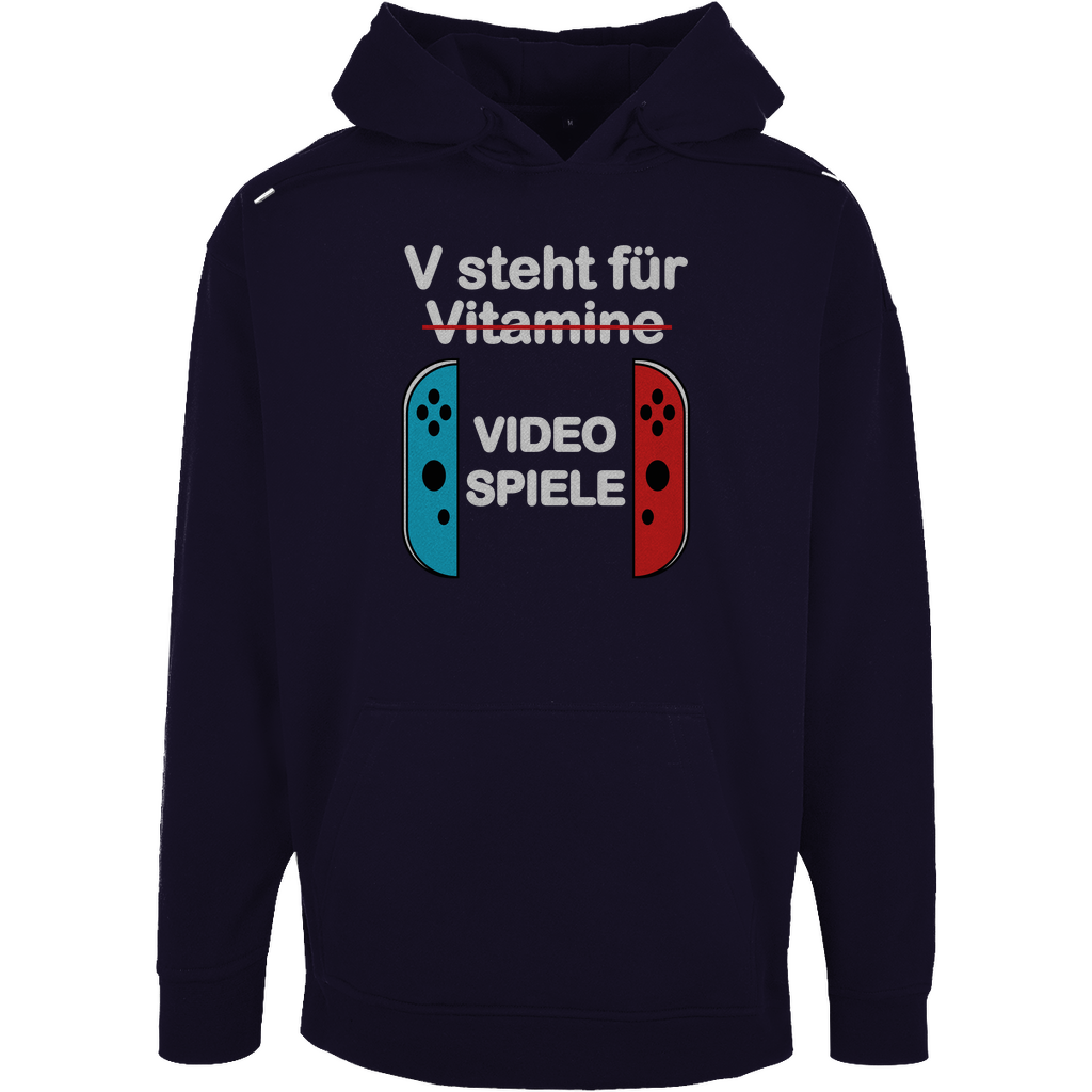 UNISEX OVERSIZED HOODIE - V FÜR VIDEO SPIELE