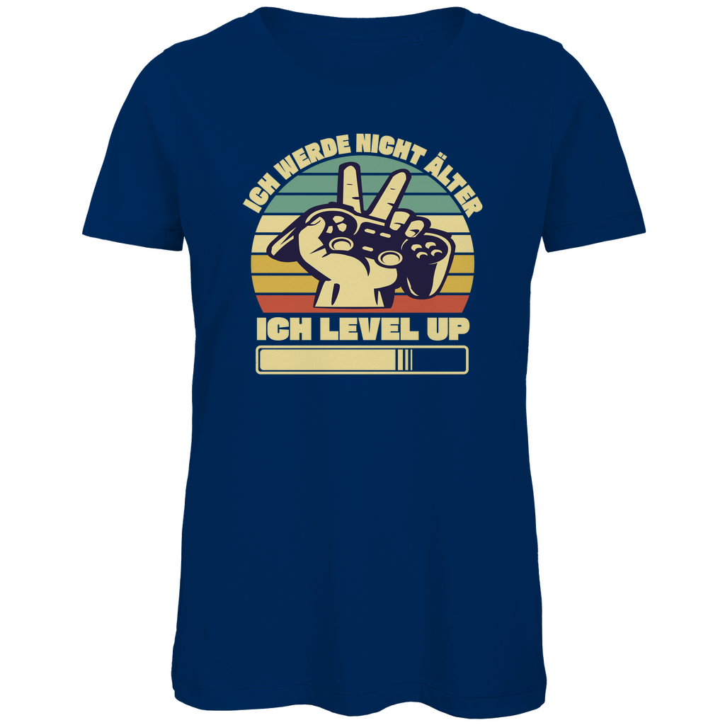 DAMEN T-SHIRT - ICH LEVEL UP