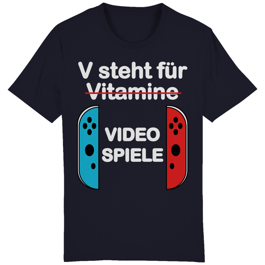 T-SHIRT CLASSIC - V FÜR VIDEO SPIELE