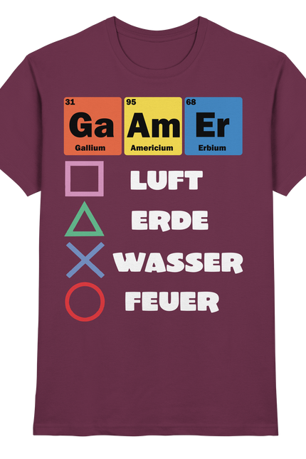 T-SHIRT CLASSIC - GAMER ELEMENT