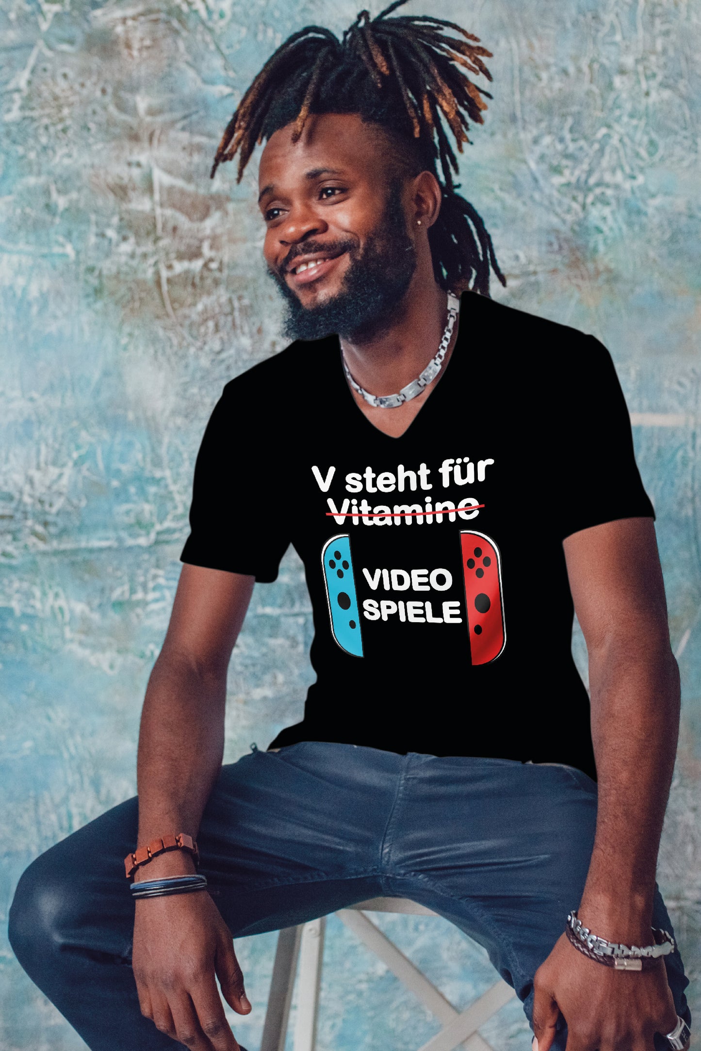 T-SHIRT V - V FÜR VIDEO SPIELE