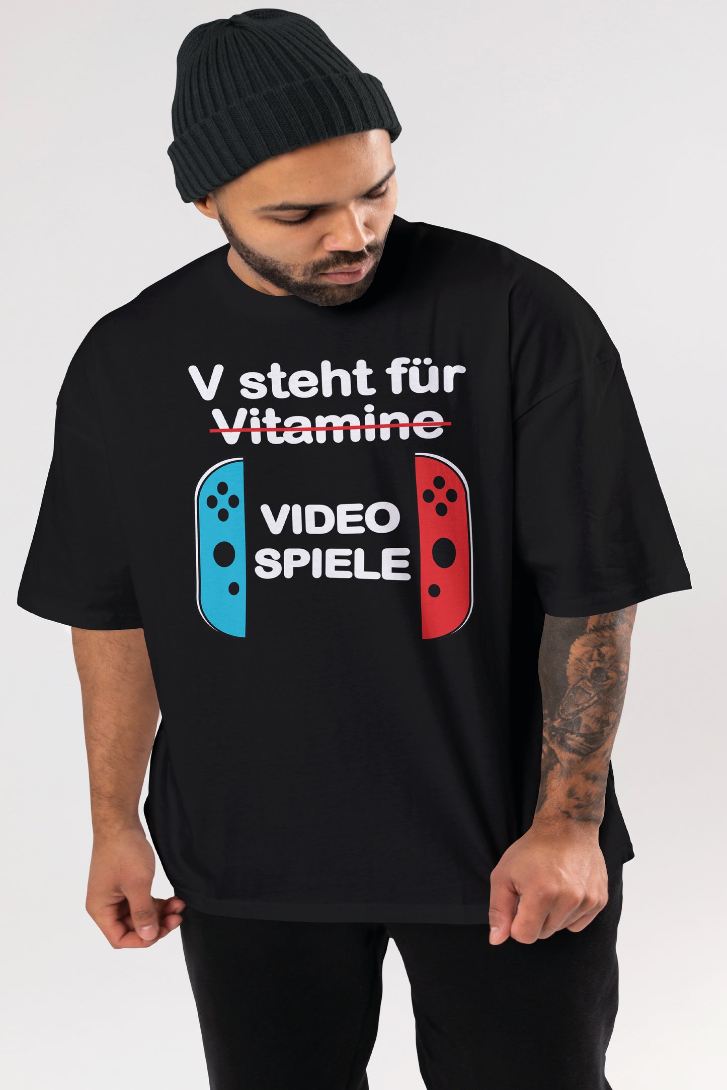 OVERSIZED T-SHIRT - V FÜR VIDEO SPIELE